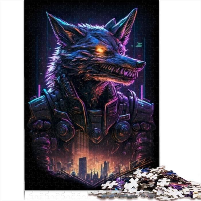 Jeu de Puzzle Wolf Cherished Jigsaw 1000 pièces en Bois pour Adulte, Chaque pièce est Unique – Jeu Amusant et Stimulant en Famille 1000 pièces (50 x 75 cm