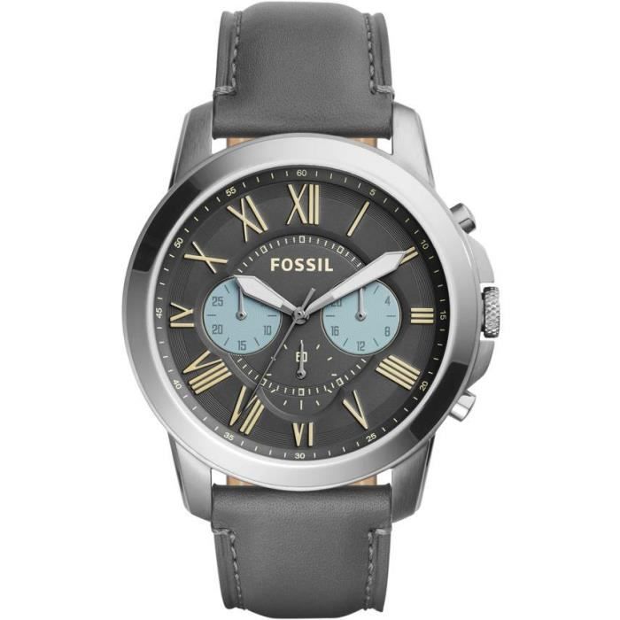 Montre cuir online homme fossil