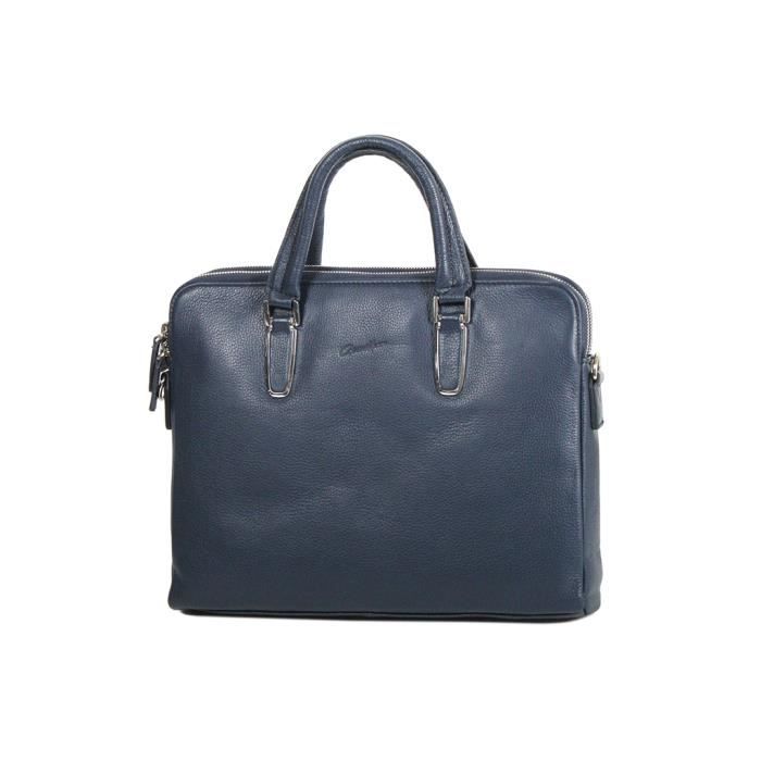 Mallette En Cuir Gérard Henon – Porte-documents / Attaché-case – Taille Moyenne, Couleur Noire – Neuf Avec étiquettes