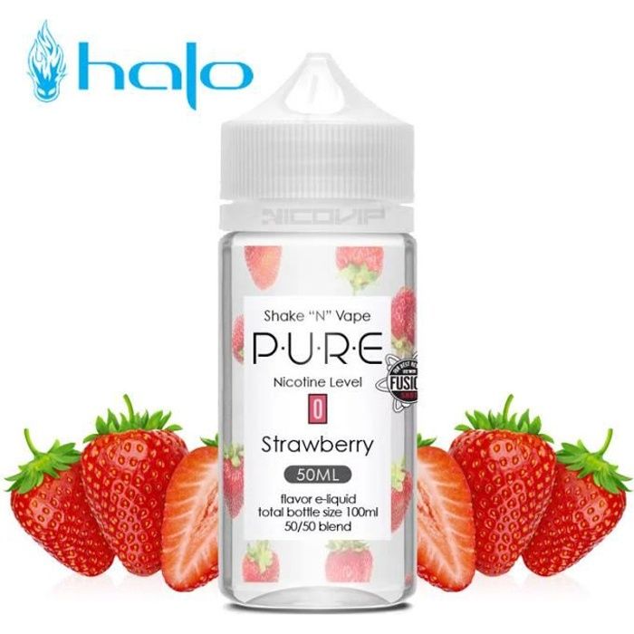 Eliquide Halo Pure Strawberry 50ml 6mg Cdiscount Au quotidien