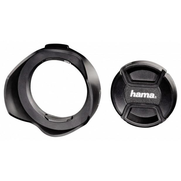 Pare-soleil Hama 62mm avec bouchon d'objectif - Marque HAMA