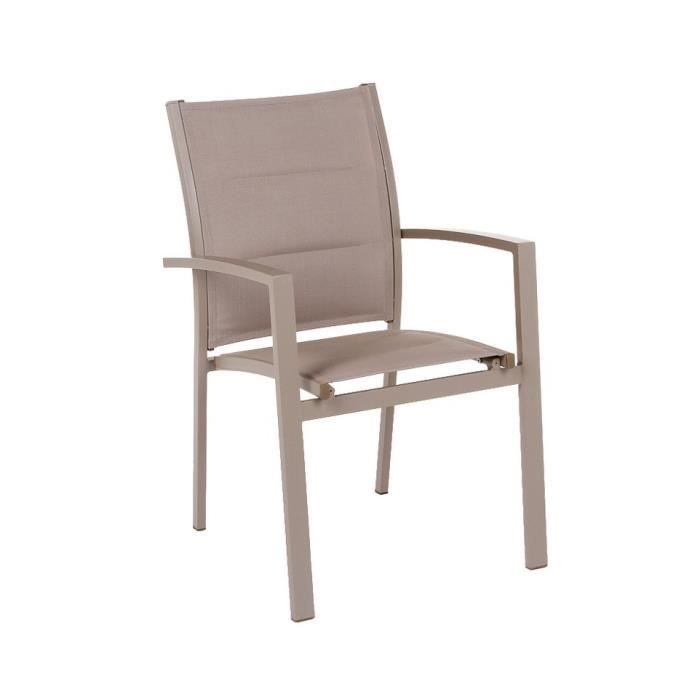 Fauteuil Azua Taupe Taupe Hesperide Achat Vente Fauteuil Jardin Faut Azua Taupe Taupe Cdiscount