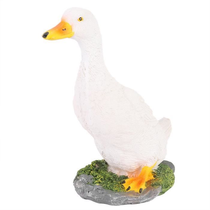 Figurine Ours En Résine - DRFEIFY - Décoration De Jardin Blanc