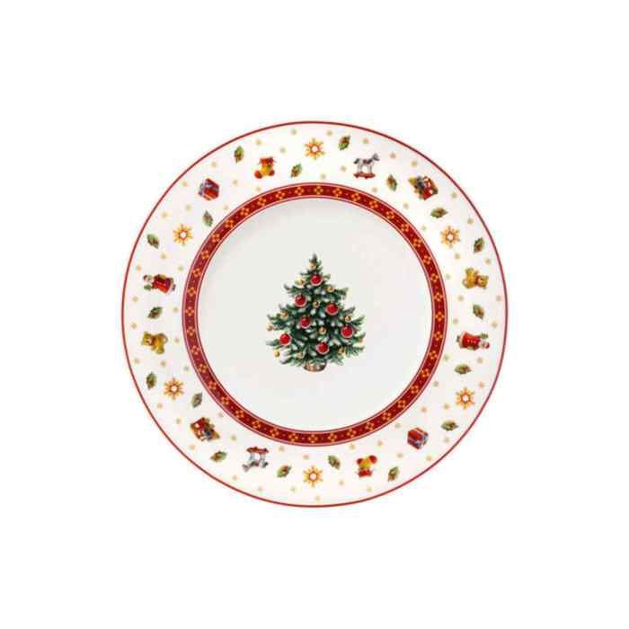 Set 6 Assiettes à dessert - VILLEROY & BOCH - Toys Delight - Porcelaine - Ø 215 cm - Motif Noël