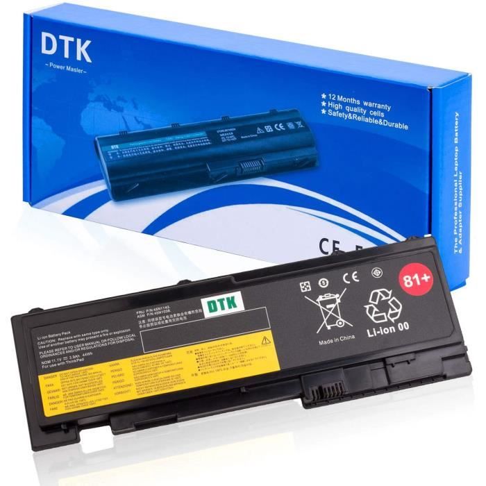 Batterie ordinateur portable 593579-001 pour (entre autres) HP EliteBook 6930p - 5200mAh