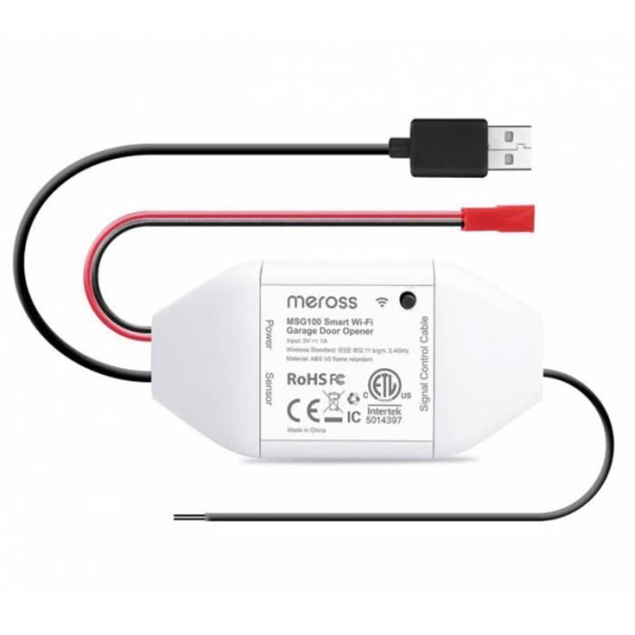 meross MSG100 Ouvre-Porte de Garage Connecté WiFiCommande Vocale et Contrôle à Distance