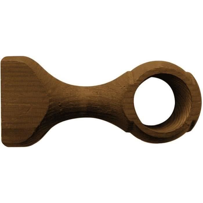 Support standard - D: 35 mm - noyer