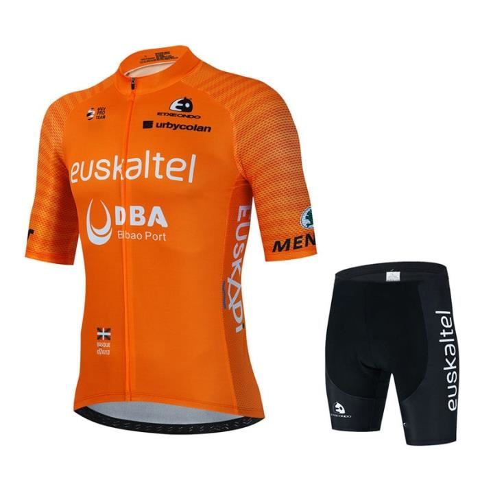 Tenue De Cyclisme Homme été - Maillot + Cuissard Respirant - Lot De 2 Pièces (Short Sleeve)