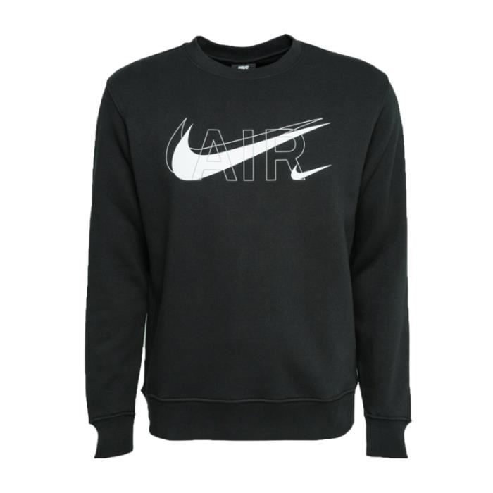 NIKE Sweat col rond noir XS Noir Pulls Gilets Sweats Vestes Noir Cdiscount Pret a Porter