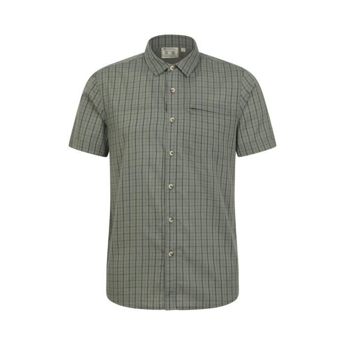 Chemise Mountain Hardwear Homme – Carreaux Manches Courtes – Taille L