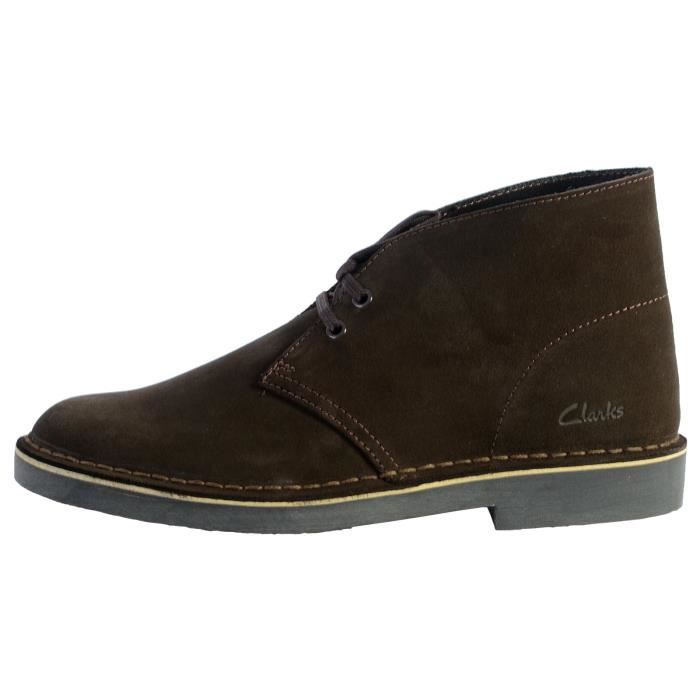 boots homme marron foncé
