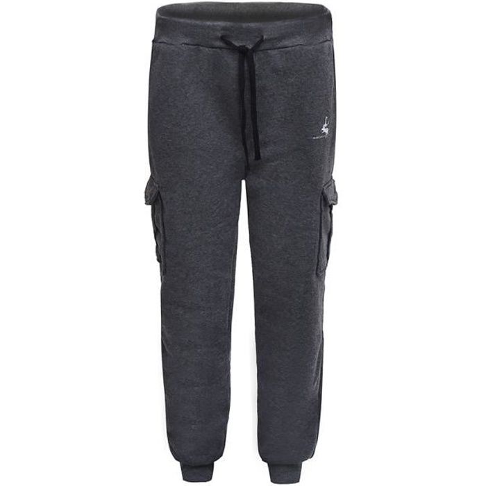 Pantalon de jogging Homme uni de Marque Luxe en cargo Sports