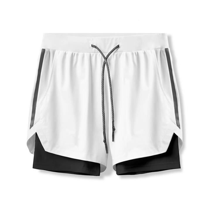 Jupe De Sport 2 En 1 Fille Avec Legging Intégré Et Poches - Taille Haute, Extensible, Pour Running Et Fitness