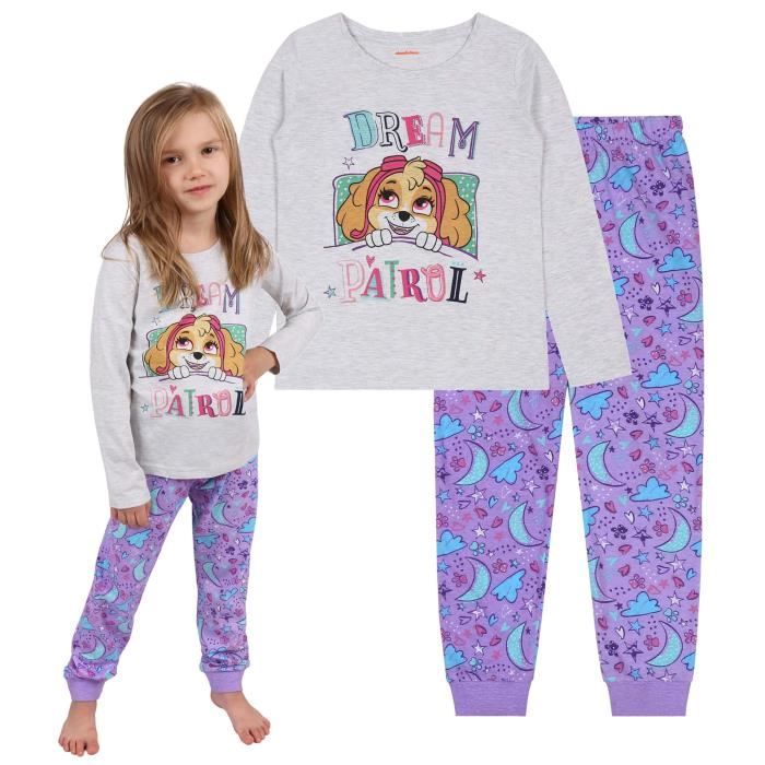 Pigiama Invernale Personalizzato Paw Patrol Per Bambini - Blu Morbido 100% Cotone - Taglie 1-6 Anni - 2