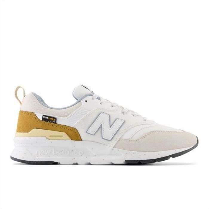 Baskets NEW BALANCE CM997HV1 Blanc Talon plat Lacets