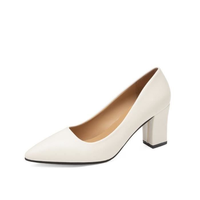 Femmes Chaussures Escarpins Blanc Minimaliste Classique G411