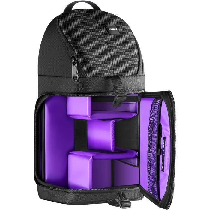 Neewer Sac de Rangement Professionnel pour Appareil Photo Sling Étui de Transport Noir,Étanche et Résistant à Déchirure,pour DSLR