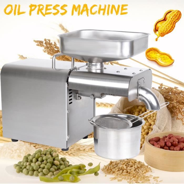 Machine De Presse A Huile Machine D Arachide Sesame Olive Temperature Controle Eu Achat Vente Paraffine Alimentaire Machine De Presse A Huile Cdiscount