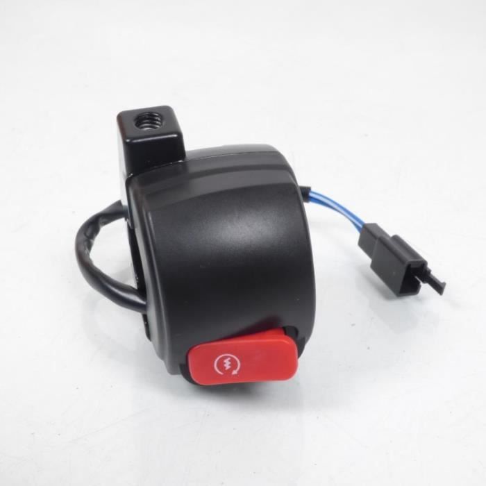 Motodak Commodo/commutateur teknix Compatible avec Zip/Typhoon 11-/SR Motard/Stalker Bouton demarreur 