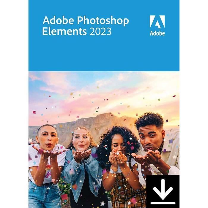 Adobe Photoshop Elements 2024 (v24.0) derniere version pc windows activation À vie email livraision extra-rapide