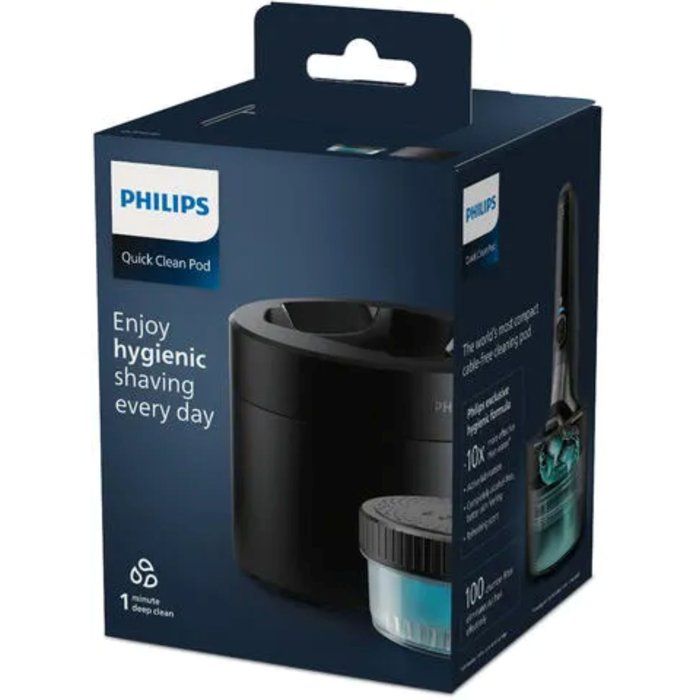 Philips Quick Clean Pod cartouche de nettoyage Philips pour rasoir électrique pour homme Series 5000 7000 8000 et 9000