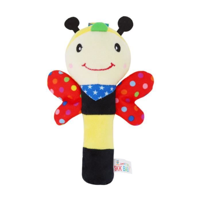 1 Pc Main Hochets Dessin Anime Saisissant Abeille En Peluche Poupee Doux Baton Jouet Educatif Pour Enfants Nourrissons Hochet Cdiscount Puericulture Eveil Bebe