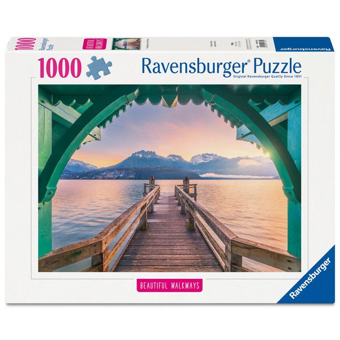 Puzzle 1000 pièces : Passerelle du lac d'Annecy Ravensburger France - vue 4