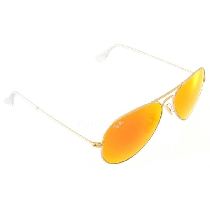ray ban doré aviator
