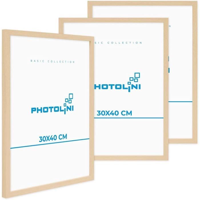 Cadre Photo Londres En Bois MDF - Choix De 40 Tailles (à Partir De 10x15cm) - Blanc, Noir, Chêne... - Neuf