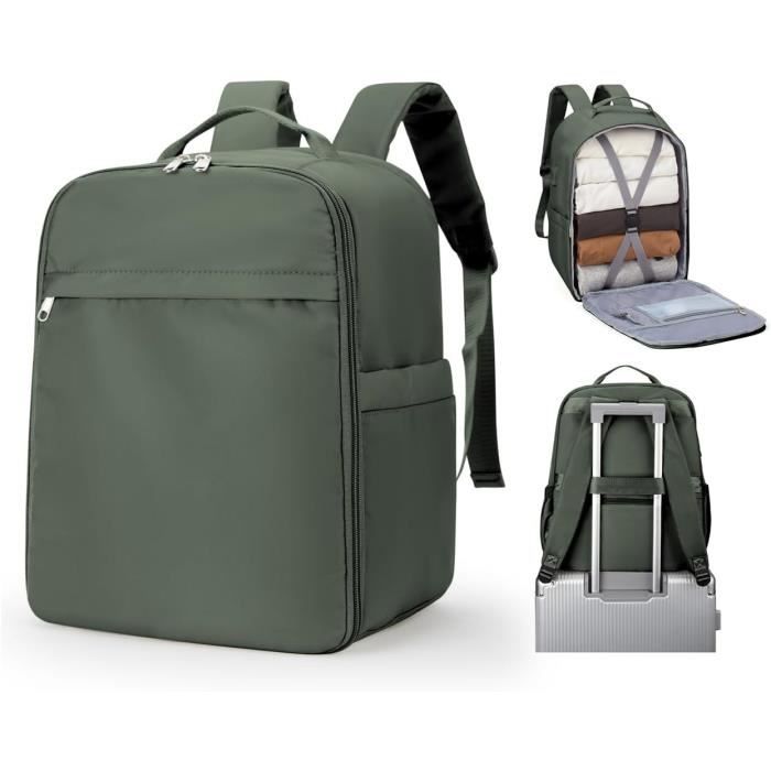 Sac à Dos Cabine Ryanair 40x20x25 - 35L Imperméable USB - Compartiment Chaussures - Voyage Sport