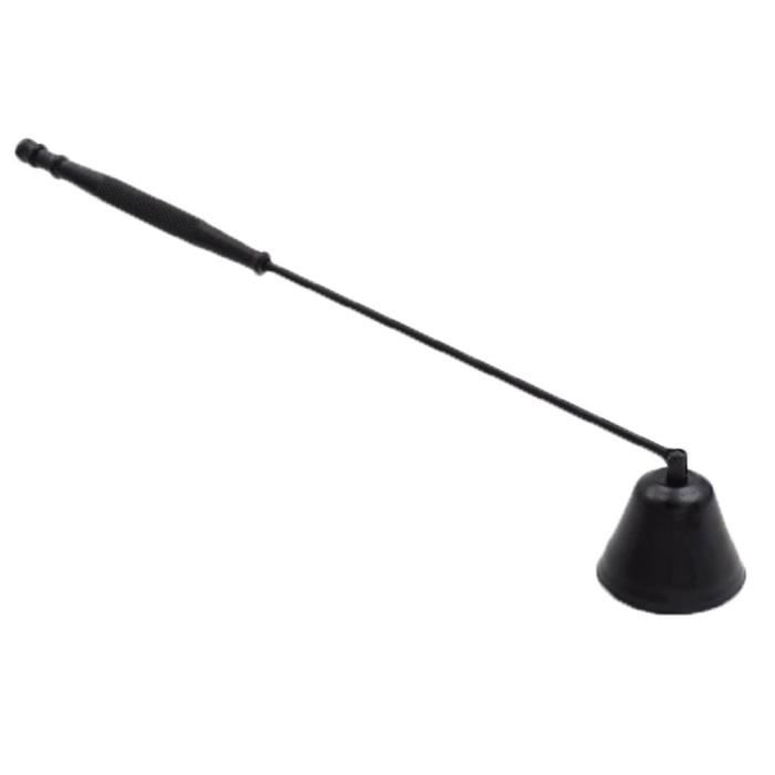 outil /à main Couvercle de trimmer en forme de cloche en acier inoxydable /Étouffoir de bougie Color : Black