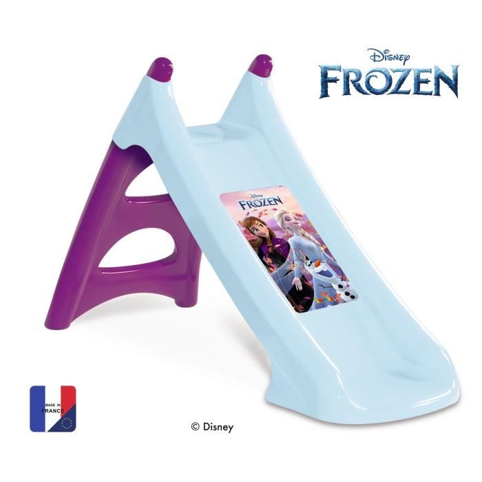 SMOBY - Toboggan La Reine des Neiges - XS - Glisse 90cm - Marches antidérapantes - Fabriqué en Franc
