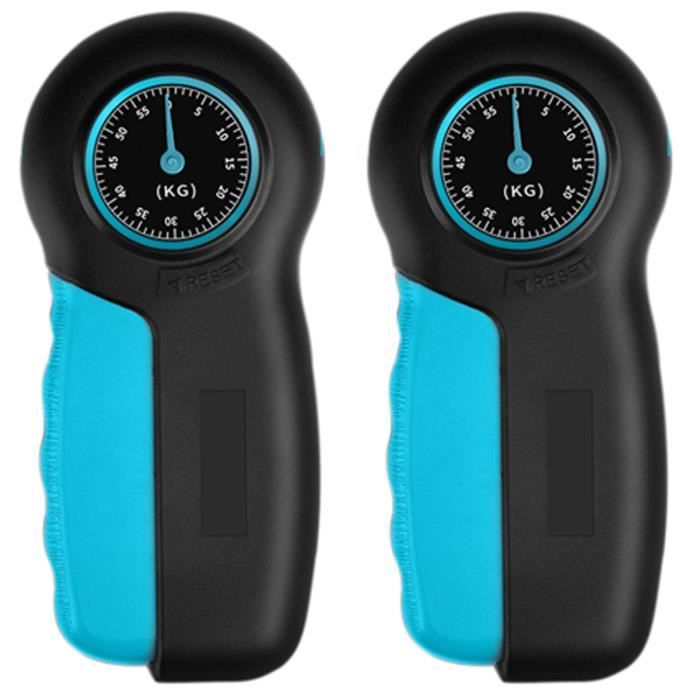 Dynamomètre Manuel - Testeur De Force De Poigne Jusqu'à 130 Kg | Outil De Mesure Ergonomique Pour Sportifs & Rééducation