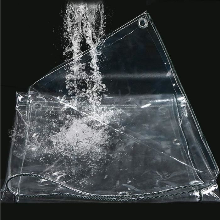 ZHUOZ1T Bâche De Protection En PVC Exterieur Transparente,0.5mm Bache