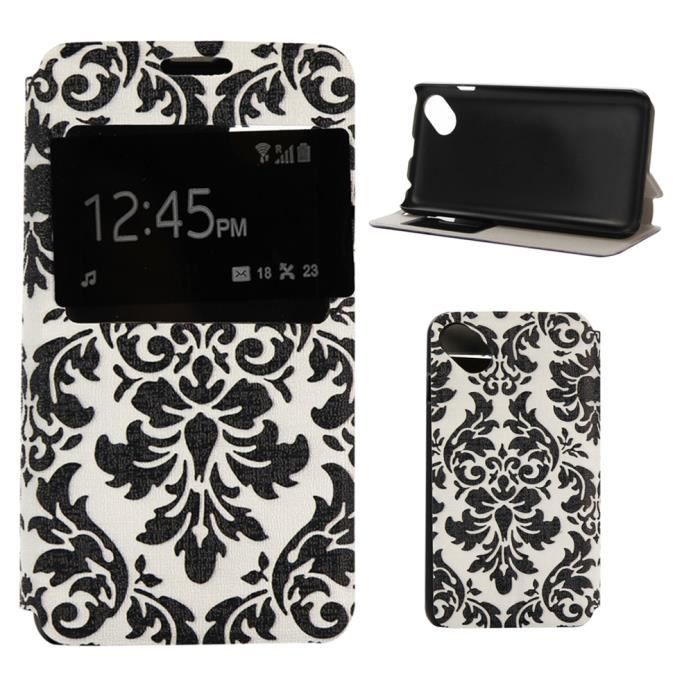 Pour Wiko Puissance U10 U 10 Cas De Portefeuille Haut de Gamme En Cuir