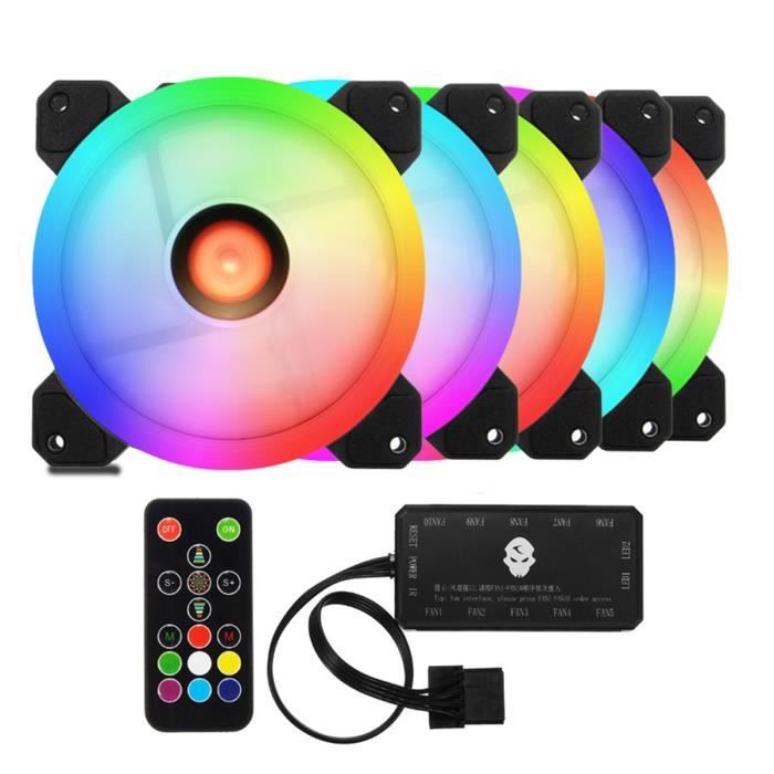 Ark2 120Mm Réglage Rgb Boitier Pc Ventilateur De Refroidissement
