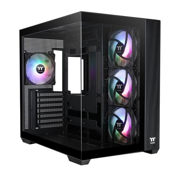 Thermaltake View 380 XL Midi Tower Case PC Vetro Temperato ARGB Nero