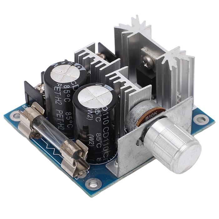DollaTek Contrôleur PWM Vitesse Moteur DC 12-40V – Inversable Avant/Arrière, 120W Max, Fusible 10A