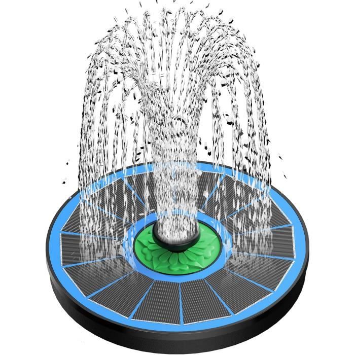 Pompe Fontaine Solaire AISITIN 5,5W - 10 Styles D'Éclaboussures Pour Jardin & Bain D'Oiseaux