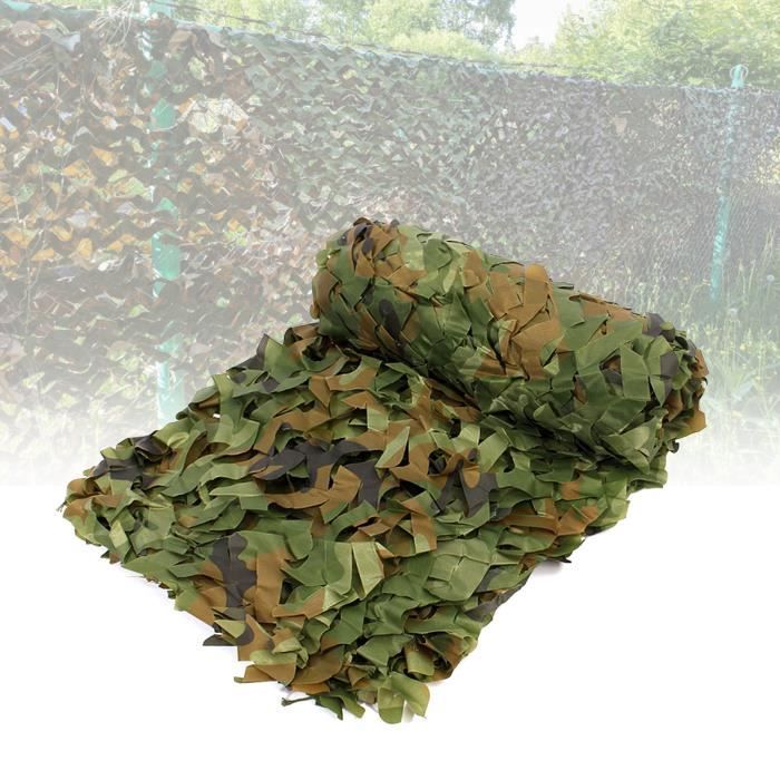 Filet De Camouflage Jungle 6x4 M - Vert - Pour Militaire, Chasse, Camping