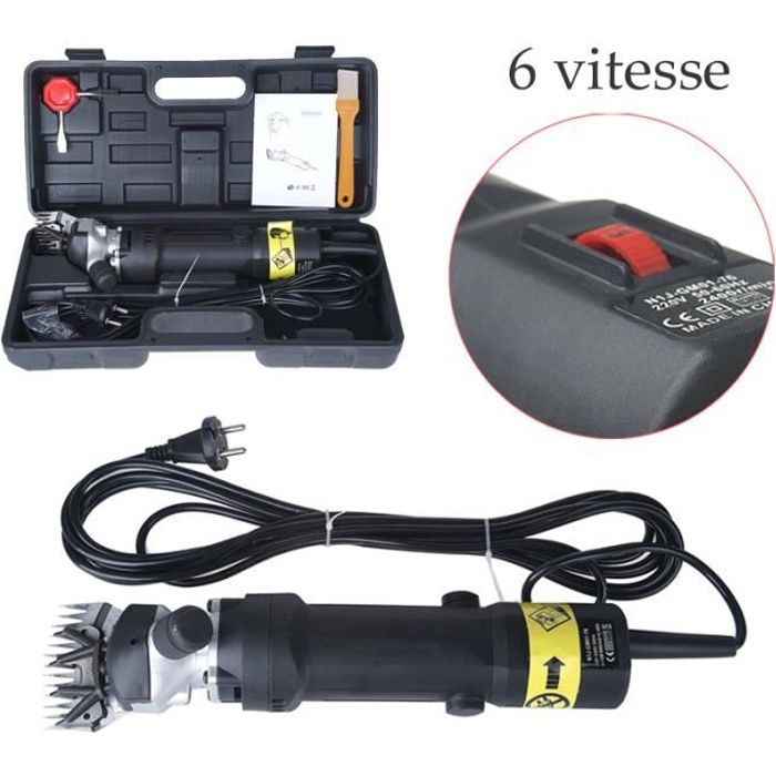 Meilleurs prix pour Tondeuse électrique pour mouton - VINTEKY - 690W 220V - 6 vitesses réglables