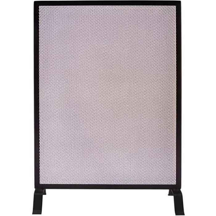 Grille de protection pour cheminée, grille pare-feu courbe en fer forgé Grille de protection pour cheminée, grille pare-feu courbe en fer forgé