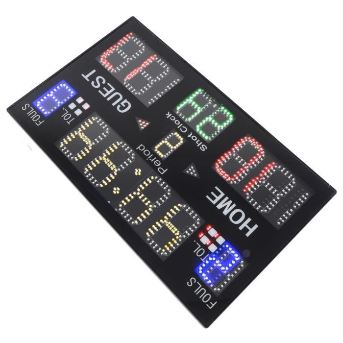 Tableau D'Affichage Électronique Portable Snooker – Compteur Score Billard LED – Télécommande Infrarouge – Intérieur & Extérieur