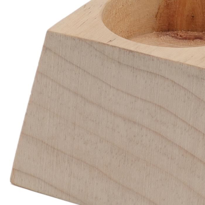 Porte-bougies Numériques En Bois BOFUNX – Lot De 4 Avec Chiffres 1 2 3 4, Décoration De Noël Pour Table