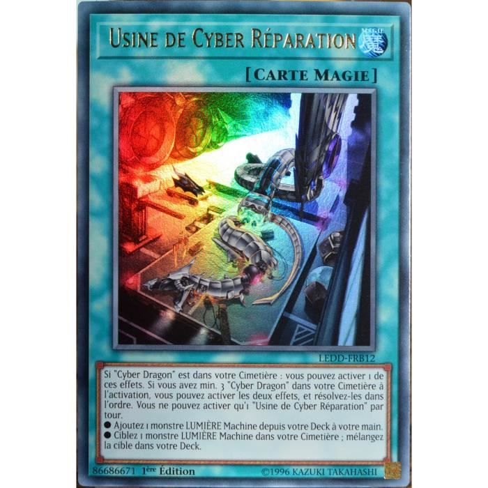 Carte Yu Gi Oh Ledd Frb12 Ur Usine De Cyber Reparation Neuf Fr Cdiscount Jeux Jouets