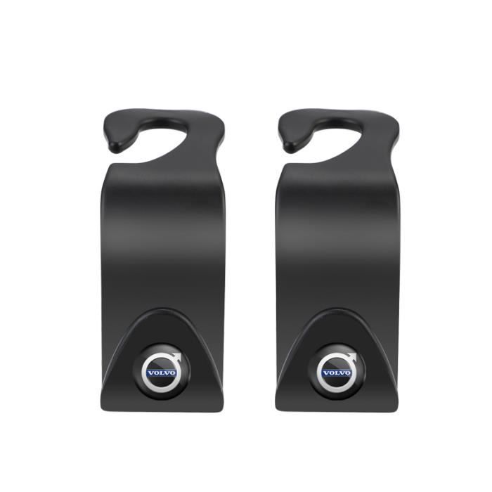 Protections Dossier Siège Voiture Pour Volvo XC40 Recharge | 2 Pièces, Anti-Coup De Pied, Noir - Long - 3