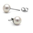 Boucles d'oreilles Perles  en argent 925  style  Elégant et charmant-1