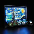 YEABRICKS LED Light pour Lego-21333 Ideas Vincent Van Gogh - The Starry Night Modele de Blocs de Construction (Ensemble Lego -1