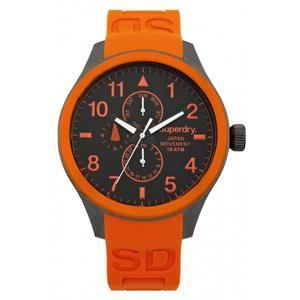 Montre Décontractée Superdry SYL249V – Cadran Violet Irisé, Bracelet Silicone – Étanche 50 M