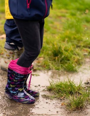 Bottes De Pluie Fille Beck Avec Imprimé Chevaux - Bottines Imperméables Sportives